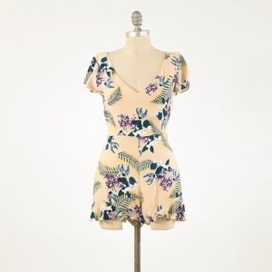 For Love & Lemons Dainty Floral Shorts Rom…